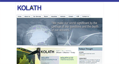 Desktop Screenshot of kolath.in